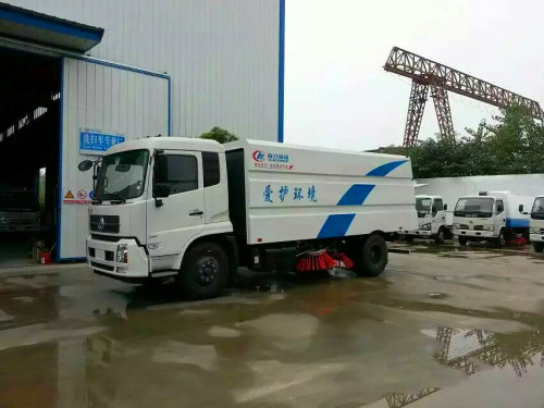 東風天錦10方道路清掃車10方掃路車-掃路車-湖北程力