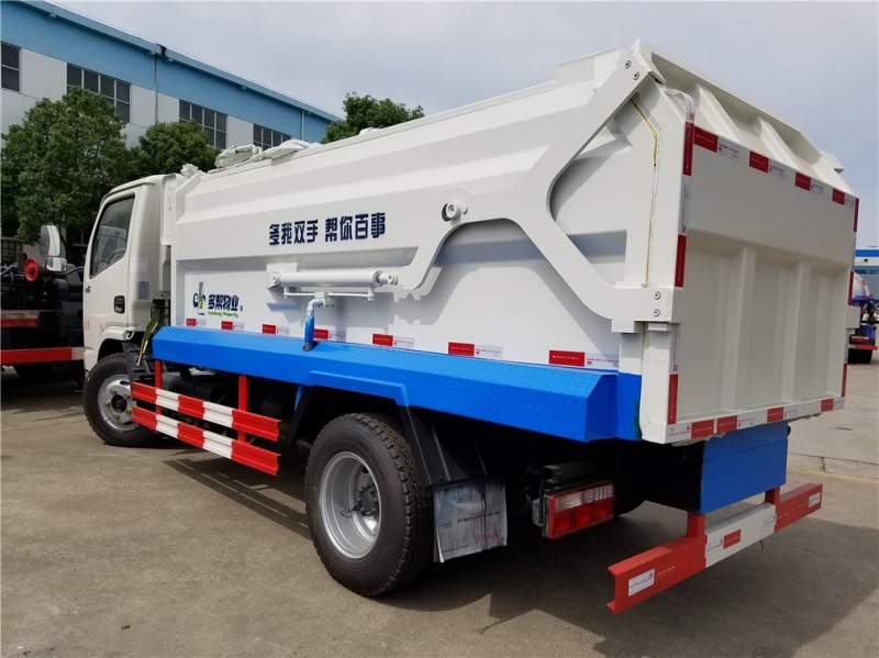 東風(fēng)5方側(cè)裝壓縮式對(duì)接垃圾車-5方側(cè)裝壓縮式對(duì)接垃圾車