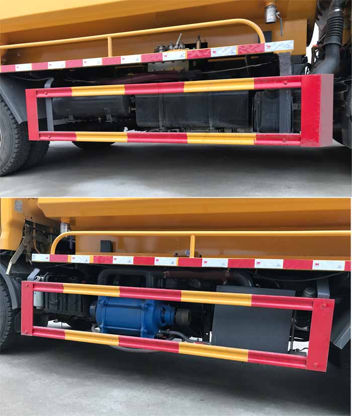 縱昂牌CLT5075GQWEQ6型清洗吸污車