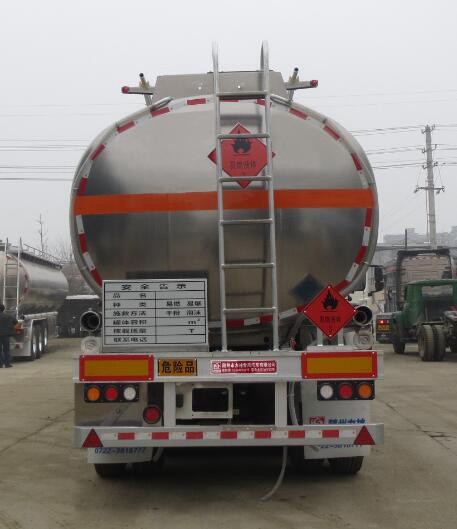 醒獅牌SLS9401GYYF型鋁合金運油半掛車
