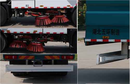 華通牌HCQ5160TSLDF6型掃路車